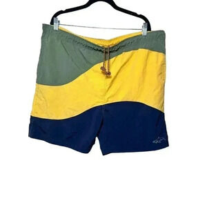 Greg Norman Swim Trunks Size L Multicolor